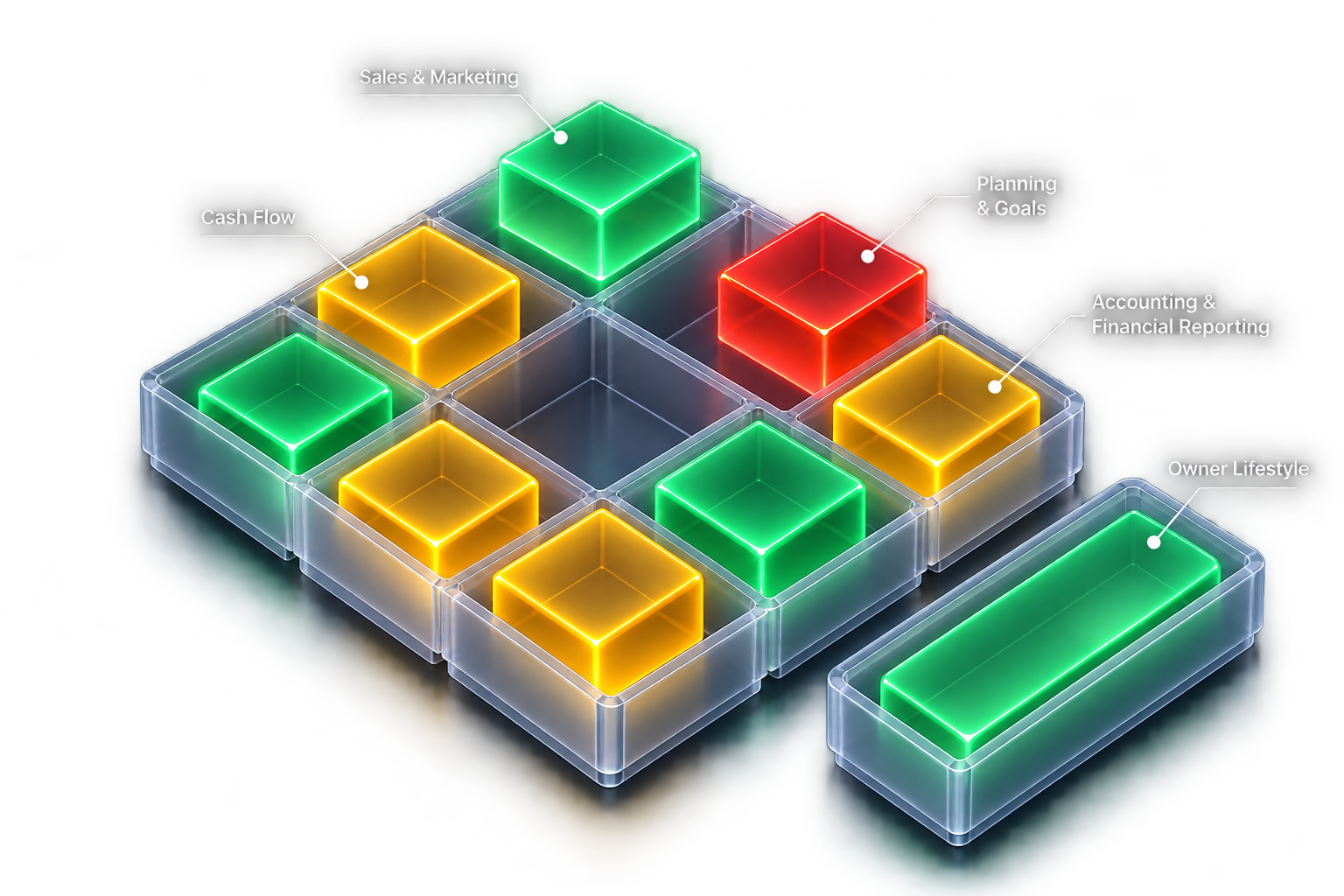 Business dashboard illustration